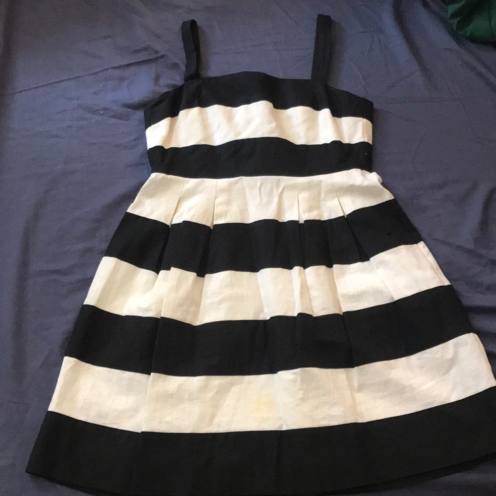 Loft striped linen dress!